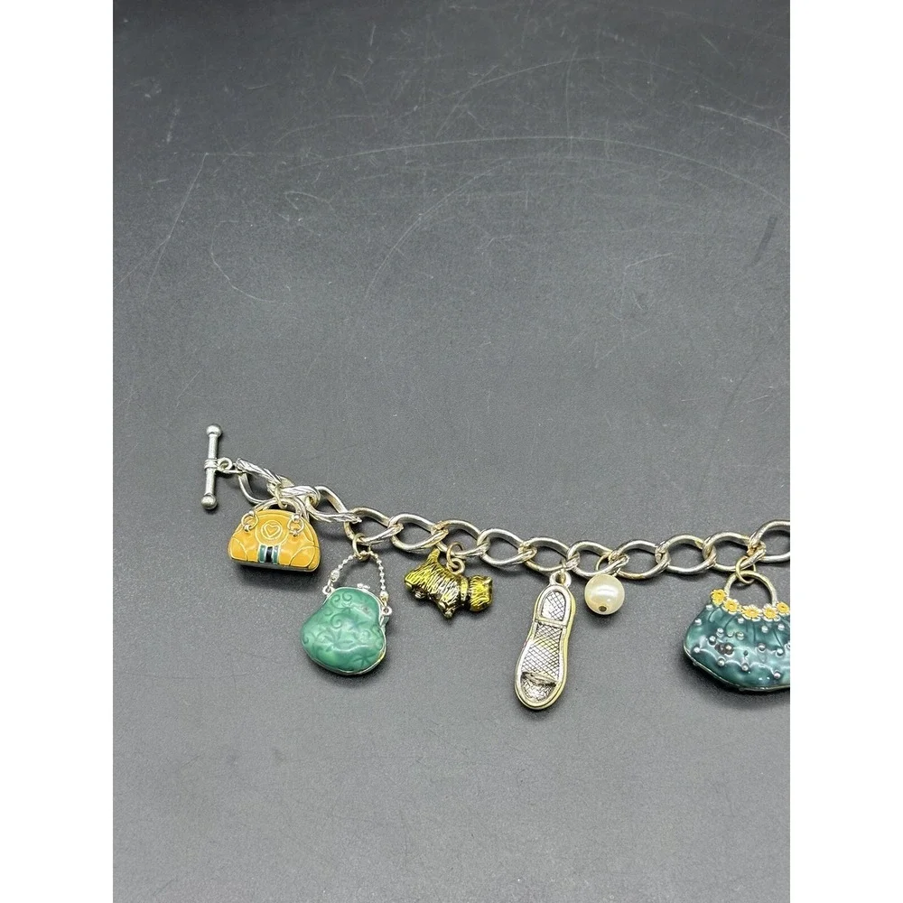 Pre-Owned Handbag/shoe lover Charm Bracelet Jewelry 7